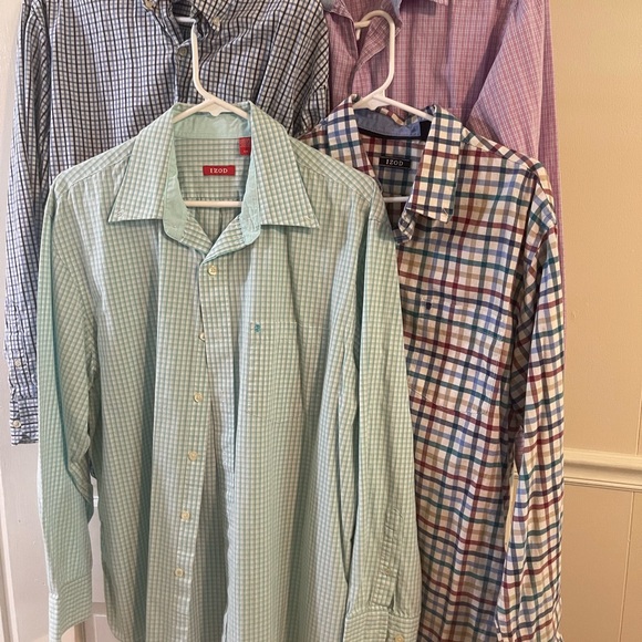 Izod button down long sleeve shirts size Large - Picture 2 of 2